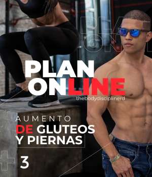 Plan Nutricional Aumento de Glúteos Básico 3er Mes